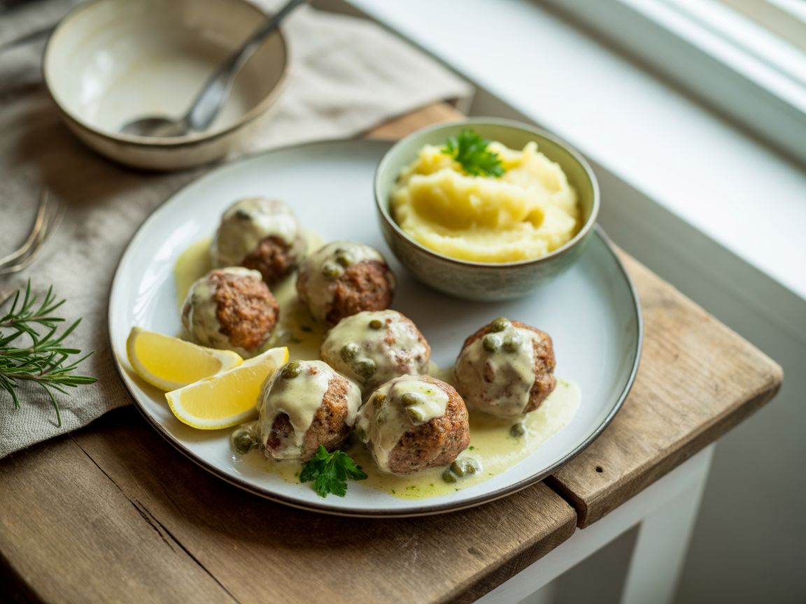 Königsberger Klopse in Kapernsoße