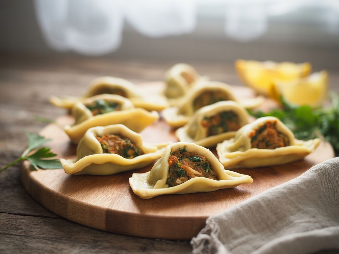 Schwäbische Maultaschen in der Brühe