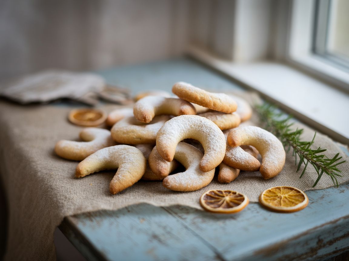 Zarte Vanillekipferl